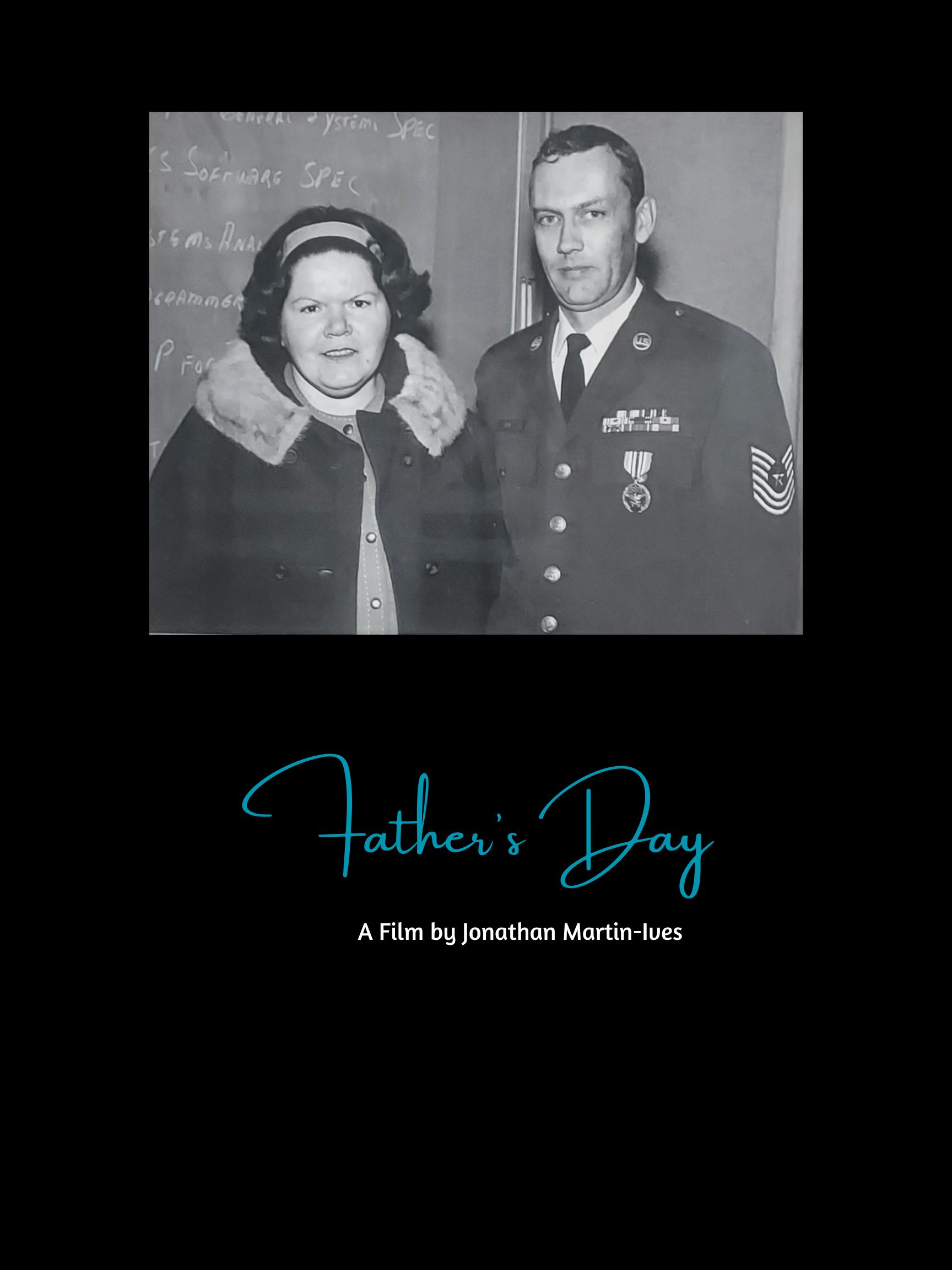 Jonathan Martin-Ives, Founder of RellianStorm Cinema presents Fathers Day sci-fi short film poster by RellianStorm Cinema